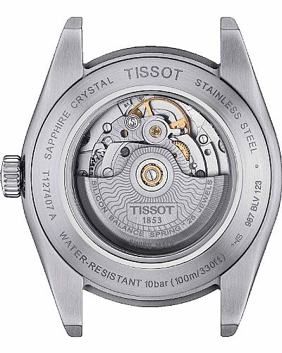 TISSOT GENTLEMAN STEEL POWERMATIC 80 SILICIUM T127.407.11.351.00