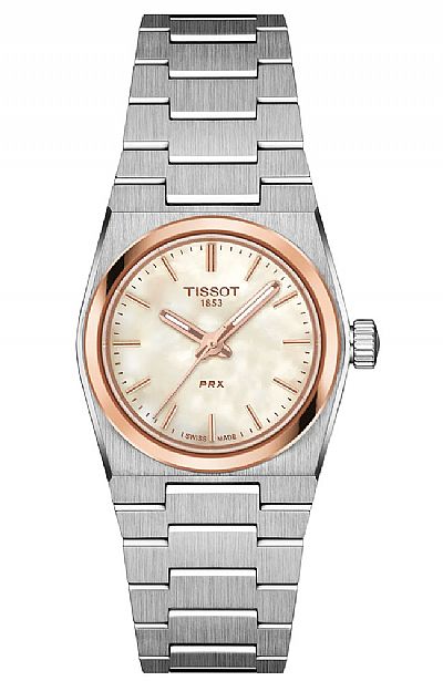  TISSOT PRX 25mm Stainless Steel Bracelet T137.010.21.111.00