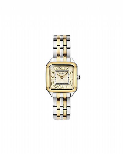 Victoria mini watch silver stainless steel bracelet and stones 615561 