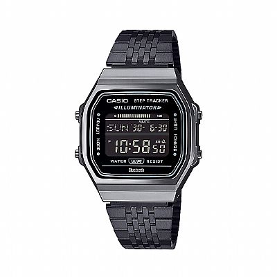  CASIO Vintage Smartwatch Black Stainless Steel Bracelet  ABL-100WEGG-1BEF