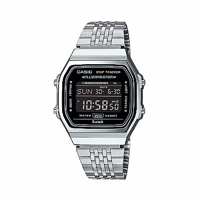 CASIO Vintage Smartwatch Silver Stainless Steel Bracelet  ABL-100WE-1BEF