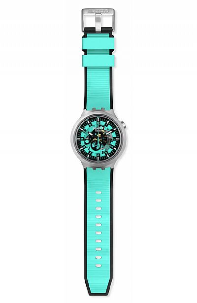SWATCH Mint Trim Rubber Strap SB07S111