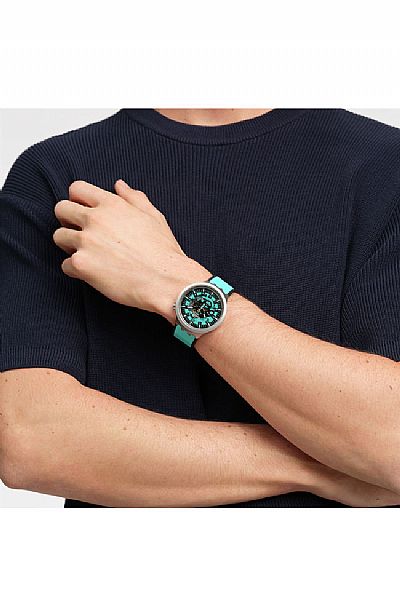 SWATCH Mint Trim Rubber Strap SB07S111