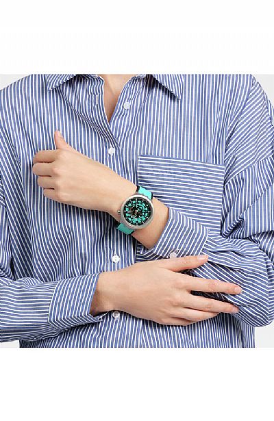 SWATCH Mint Trim Rubber Strap SB07S111