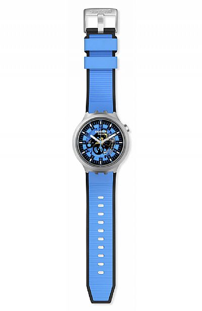 SWATCH Blue Daze Blue Rubber Strap  SB07S106