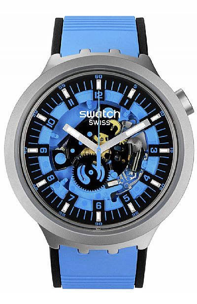 SWATCH Blue Daze Blue Rubber Strap  SB07S106