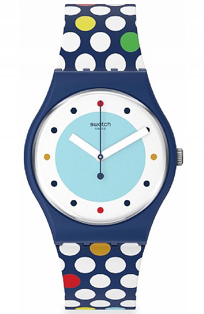 SWATCH Spots Of Joy Multicolor Rubber Strap SO28N115
