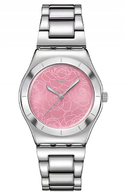 SWATCH Petal Charm Stainless Steel Bracelet YLS234G