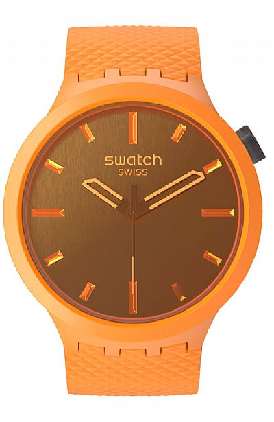 SWATCH Crushing Orange Rubber Strap SB05O102
