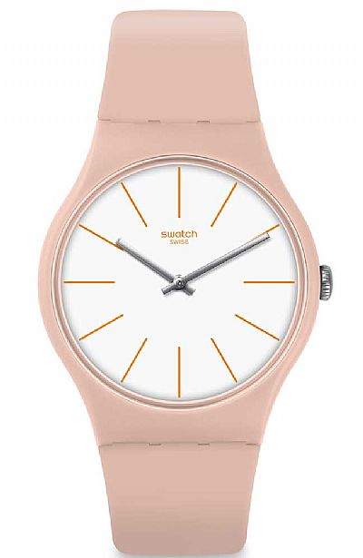 SWATCH Beigesounds Beige Rubber Strap SUOT102