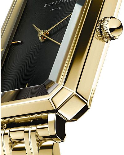 ROSEFIELD The Octagon Gold Stainless Steel Bracelet OBSSG-O47