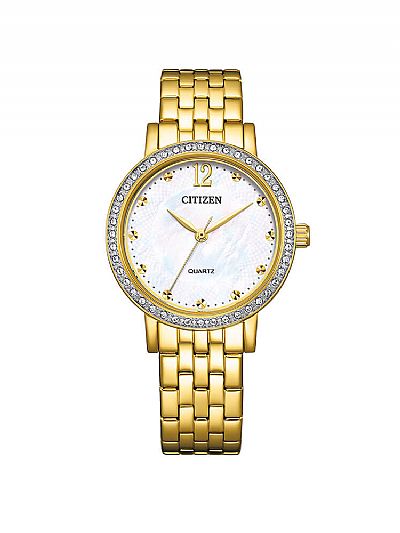CITIZEN Elegance Crystals Silver Stainless Steel Bracelet  EL3102-50D