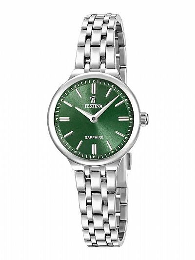 FESTINA Crystals Silver Stainless Steel Bracelet F20744/4