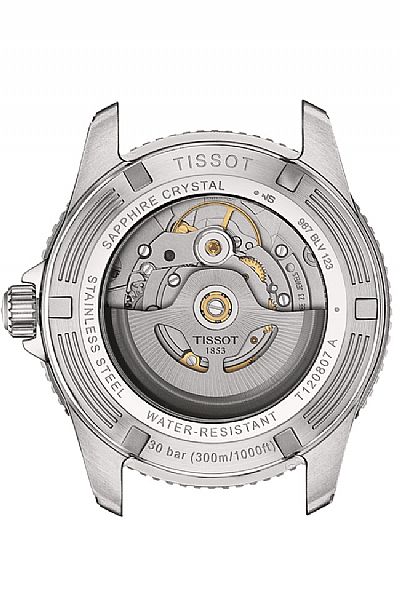 TISSOT T-Sport Seastar 1000 Powermatic 80 Automatic Silver Stainless Steel Bracelet T120.807.11.051.00