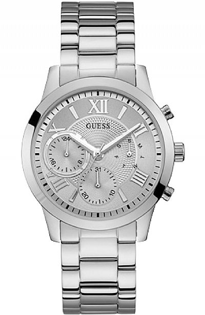 GUESS Crystals Multifunction Stainless Steel Bracelet W1070L1