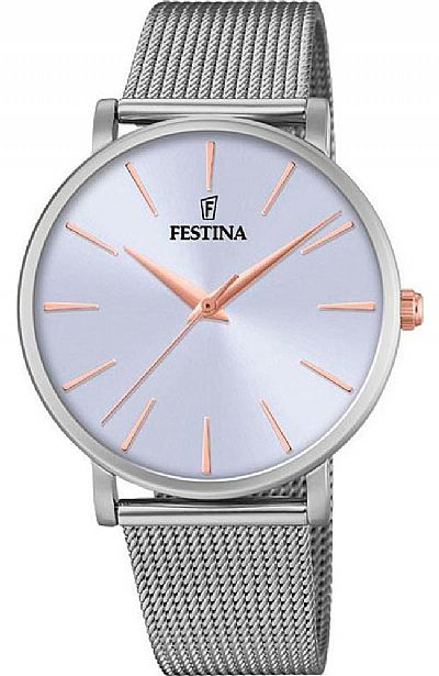 FESTINA Boyfriend Slim Silver Stainless Steel Bracelet F20475/3