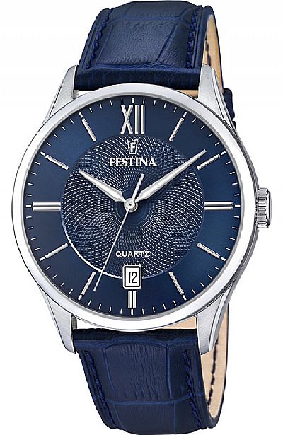 FESTINA Blue Leather Chronograph F20426/2